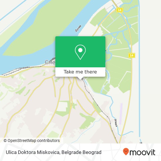 Ulica Doktora Miskovica map