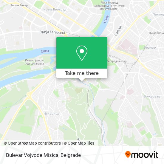 Bulevar Vojvode Misica map