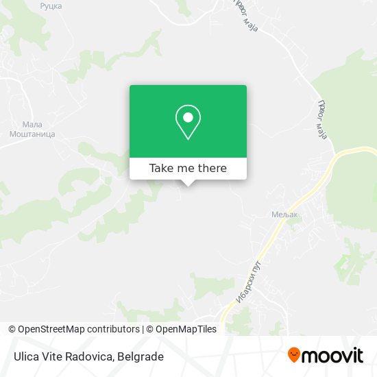 Ulica Vite Radovica map