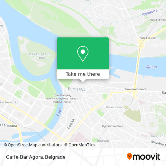 Caffe-Bar Agora map