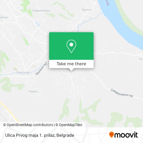 Ulica Prvog maja 1. prilaz map