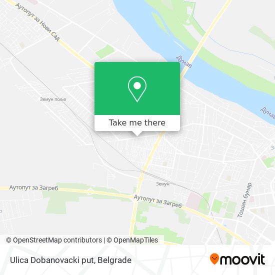 Ulica Dobanovacki put map