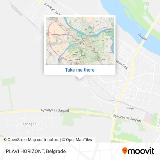 PLAVI HORIZONT map
