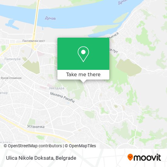 Ulica Nikole Doksata map