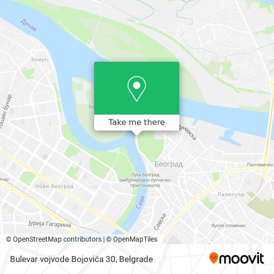 Bulevar vojvode Bojovića 30 map