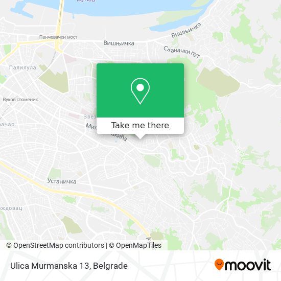 Ulica Murmanska 13 map
