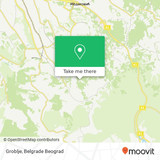 Groblje map