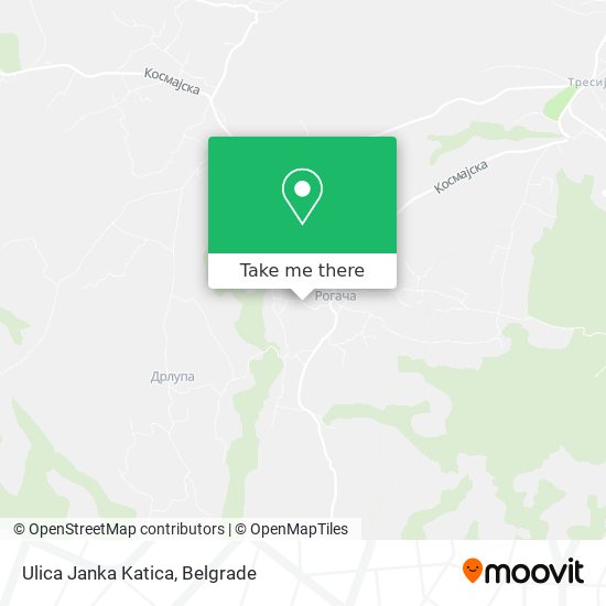 Ulica Janka Katica map