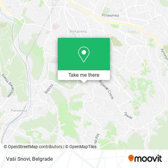 Vaši Snovi map