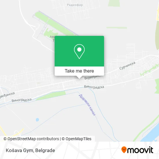 Košava Gym map