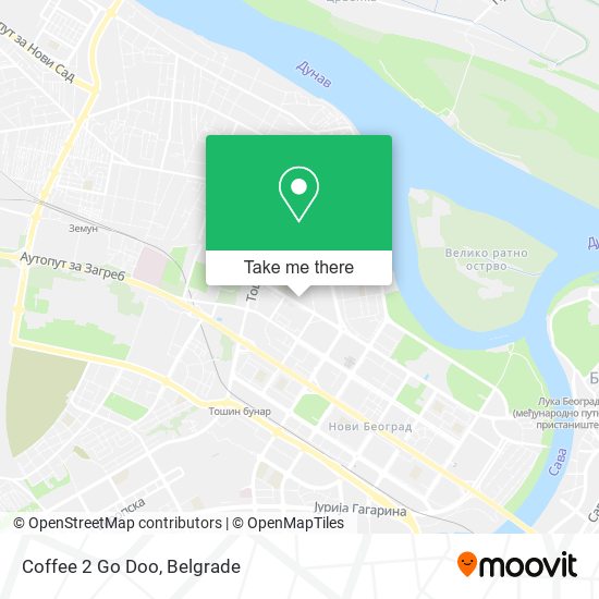 Coffee 2 Go Doo map