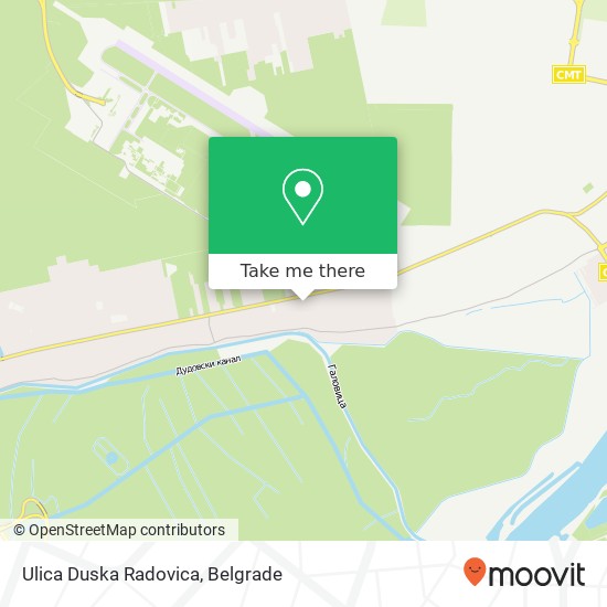 Ulica Duska Radovica map