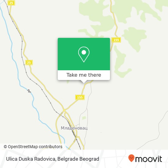 Ulica Duska Radovica map