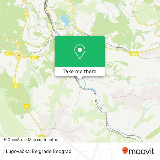 Lugovačka map