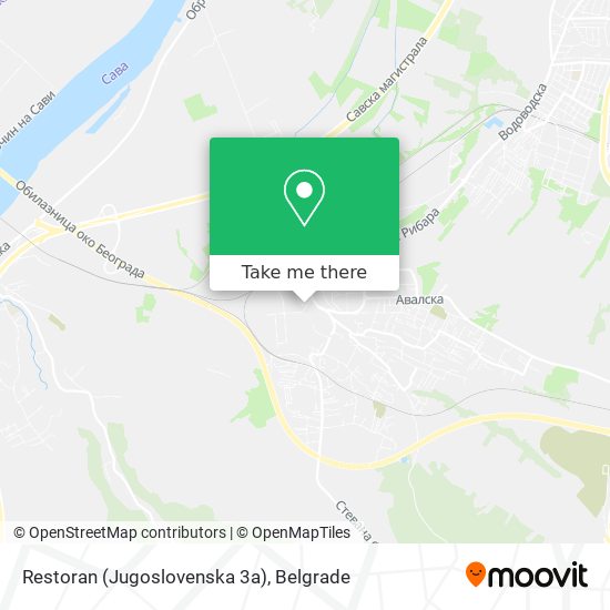 Restoran (Jugoslovenska 3a) map