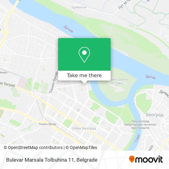 Bulevar Marsala Tolbuhina 11 map
