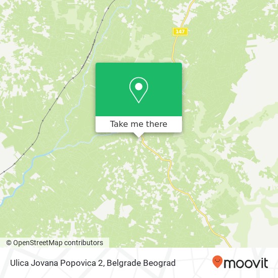 Ulica Jovana Popovica 2 map