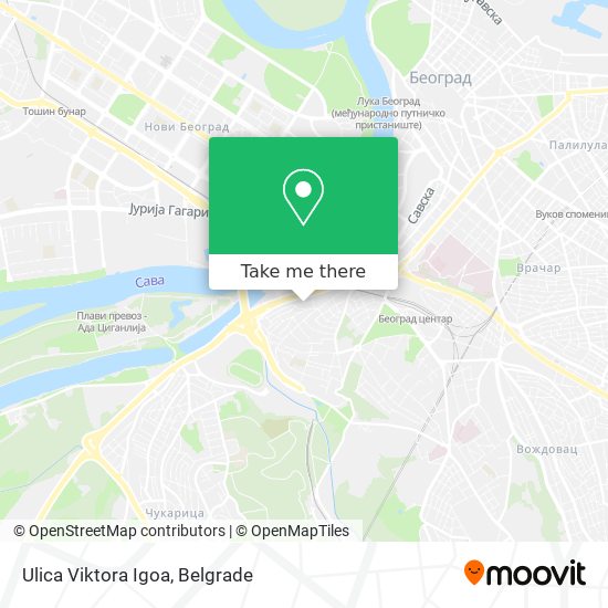 Ulica Viktora Igoa map