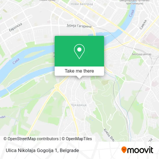 Ulica Nikolaja Gogolja 1 map