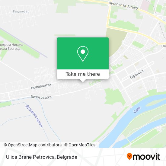 Ulica Brane Petrovica map
