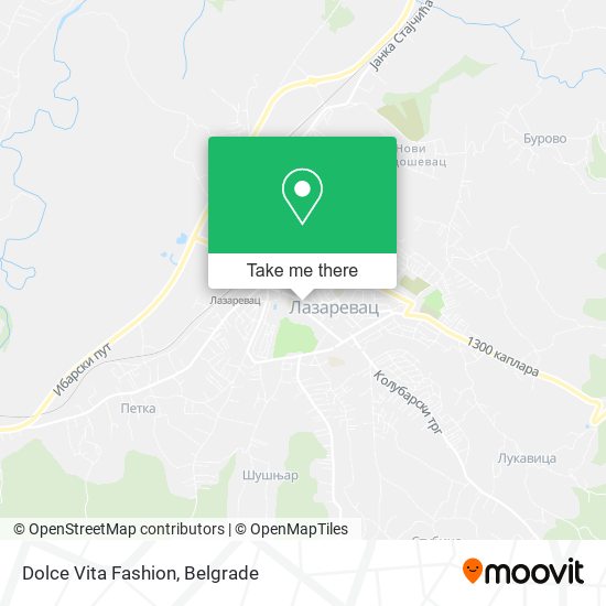 Dolce Vita Fashion map
