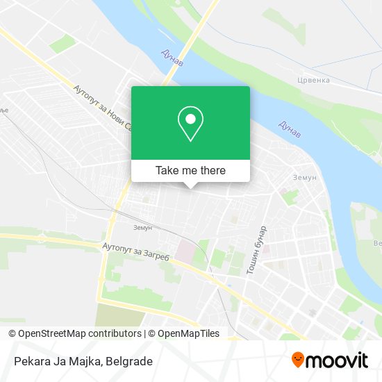 Pekara Ja Majka map