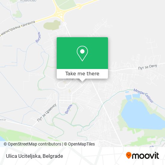 Ulica Uciteljska map