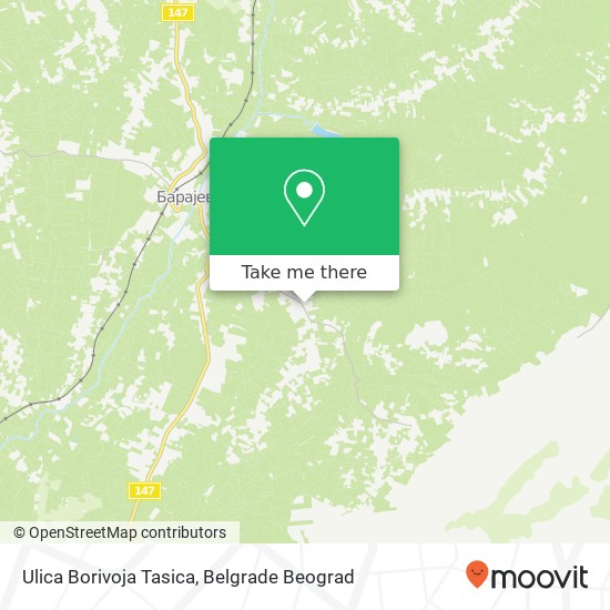 Ulica Borivoja Tasica map