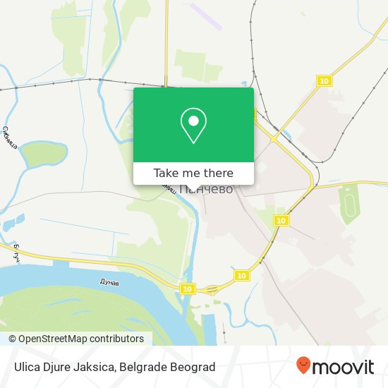 Ulica Djure Jaksica map