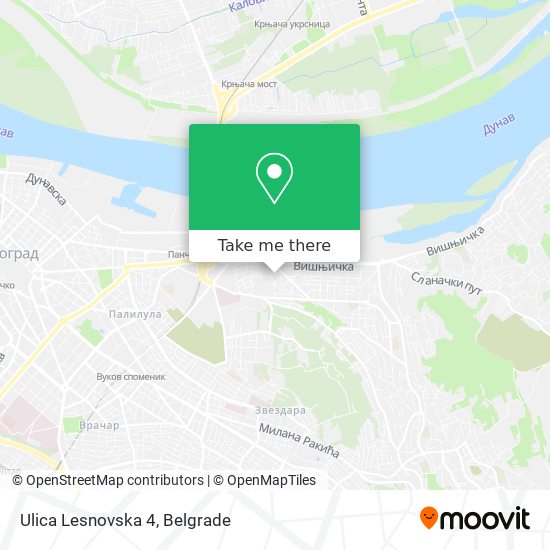 Ulica Lesnovska 4 map