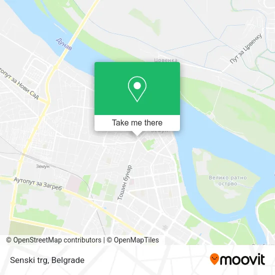 Senski trg map