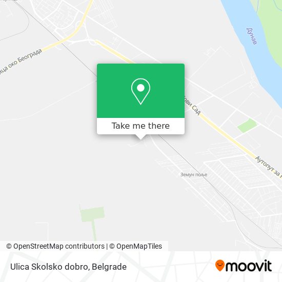 Ulica Skolsko dobro map