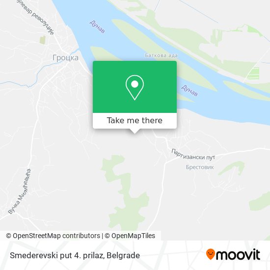 Smederevski put 4. prilaz map