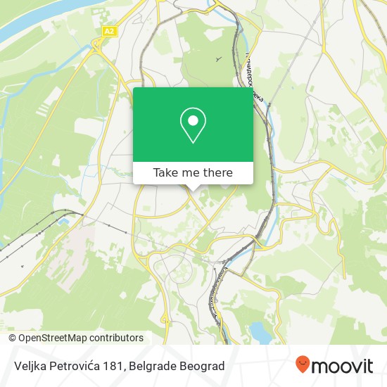 Veljka Petrovića 181 map