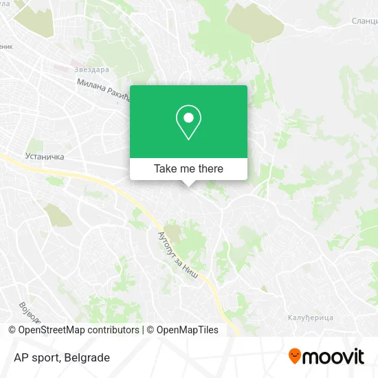 AP sport map