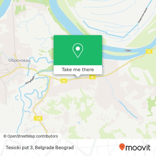 Tesicki put 3 map