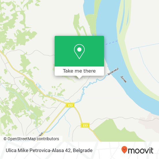 Ulica Mike Petrovica-Alasa 42 map