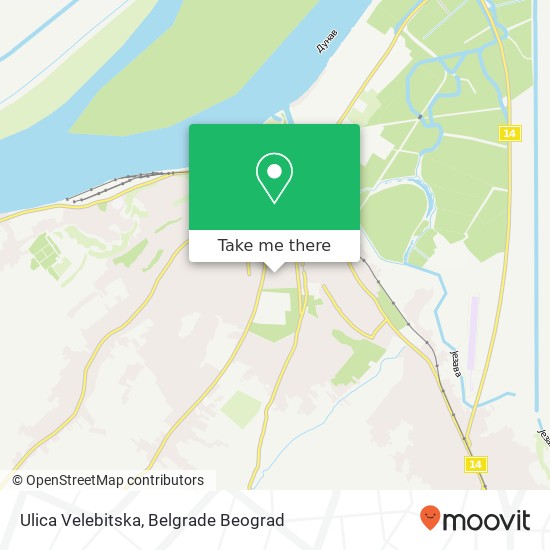 Ulica Velebitska map