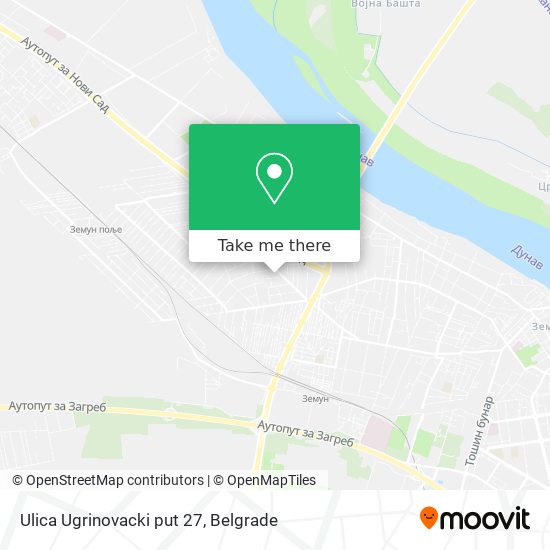 Ulica Ugrinovacki put 27 map