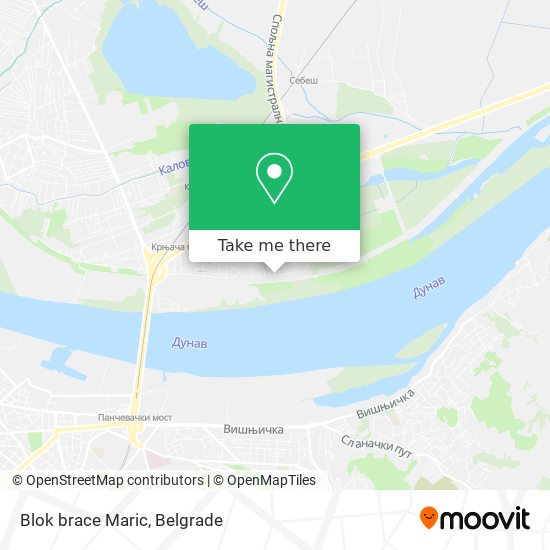 Blok brace Maric map