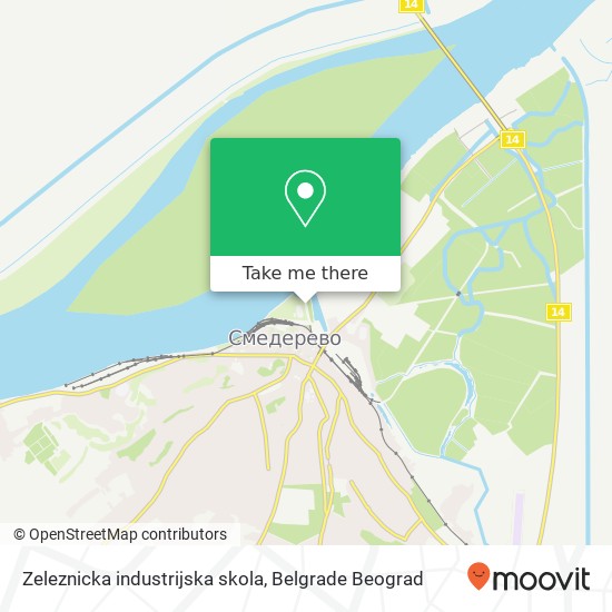 Zeleznicka industrijska skola map