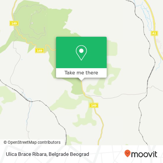 Ulica Brace Ribara map