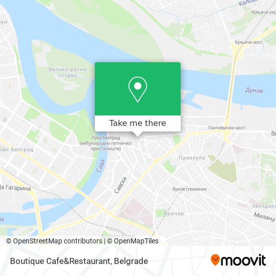 Boutique Cafe&Restaurant map