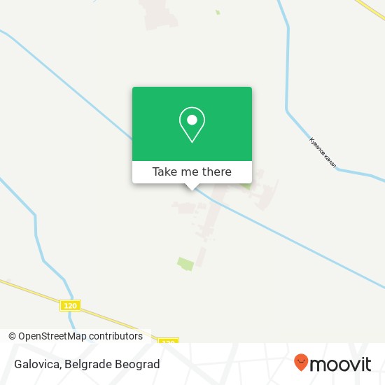 Galovica map