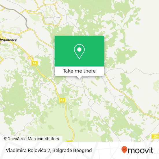 Vladimira Rolovića 2 map