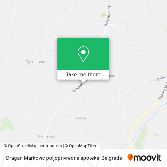 Dragan Markovic poljoprivredna apoteka map