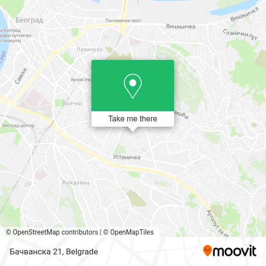 Бачванска 21 map