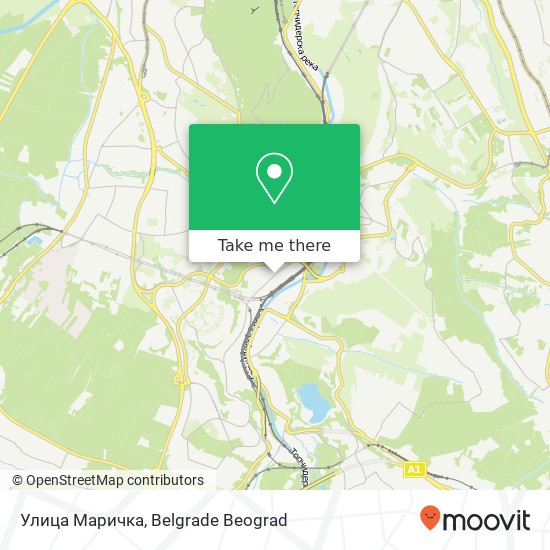 Улица Маричка map