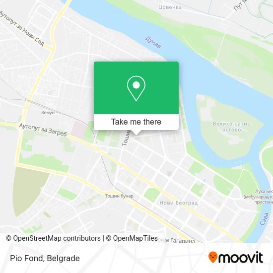 Pio Fond map