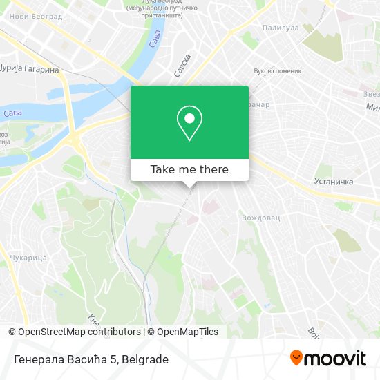 Генерала Васића 5 map